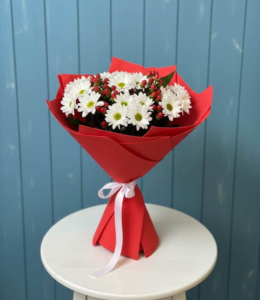 Букет цветов из: Хризантемы в Приаргунске