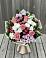 Букет цветов из: Альстромерии, Гвоздики, Розы и Хризантемы в Приаргунске