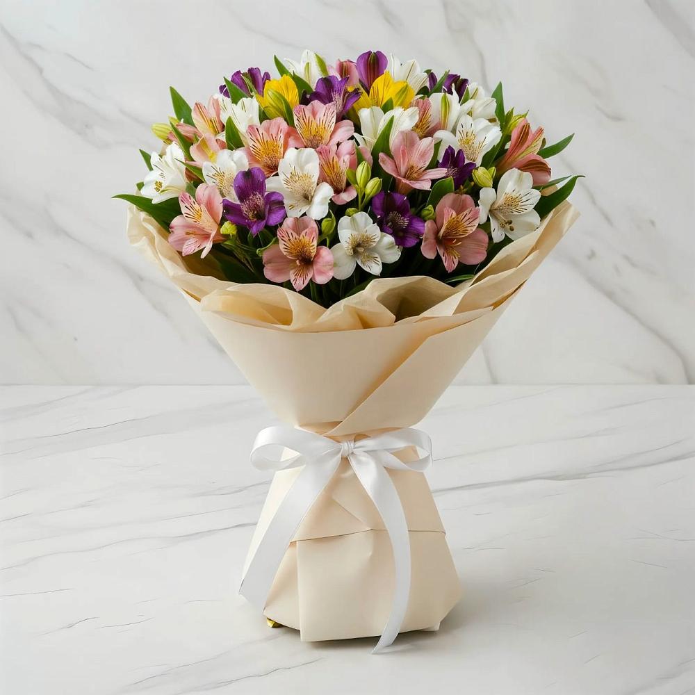 Букет цветов из: Альстромерии в Приаргунске