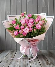 Букет Розовый кустик #REPLACE_PRED# Приаргунске