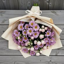 Букет цветов из:  Розы и Хризантемы в Приаргунске