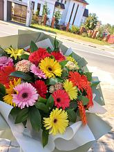 Букет цветов из:  Герберы #REPLACE_PRED# Приаргунске