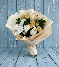 Букет цветов из:  Розы и Хризантемы в Приаргунске