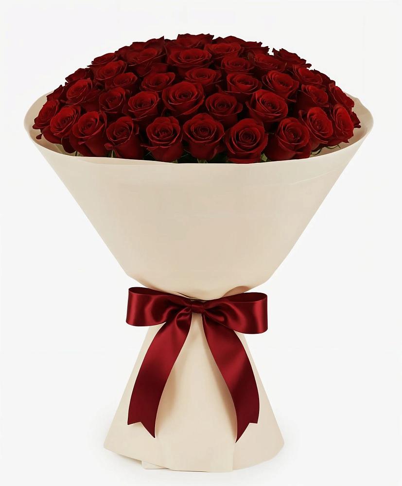 Букет 101 Бордовая роза Блэк Бакарра в Приаргунске